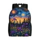 thumbnail image 1 of Balery Cosmic Irises At Twilight Mochila - Mochila Estilosa y Duradera para Laptop de 15 Pulgadas con Tela Oxford Impermeable, 1 of 8