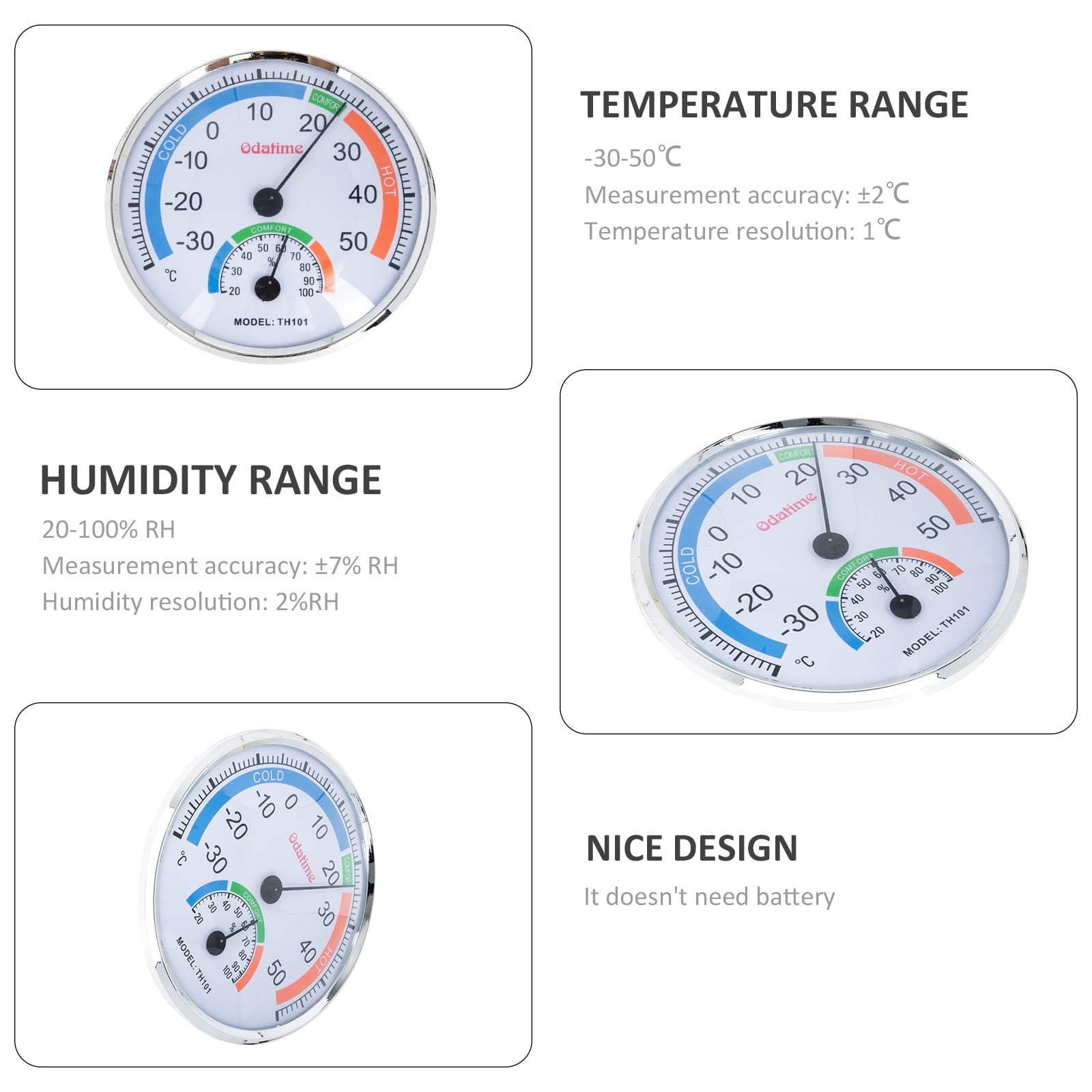  Antonki Room Thermometer Indoor Hygrometer, Humidity Gauge,  Humidity Meter, Digital Temperature and Humidity Monitors for Home, Baby  Room, Terrarium, Incubator, Greenhouse - 2 Pack : Patio, Lawn & Garden