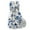 Blue Dress, variant on Women's Workout Floral Boho Lapel V Neck Button Flowy Fall Dress Fashion Summer Tea Length A Line Dress 3/4 Sleeve Spring Clearance Elegant Casual Drawstring Blue M