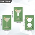 thumbnail image 7 of Yayeee Duplex Wall Plate 1-Gang 4.5"x2.7" Home Receptacle Light Switch Decorative Outlet Cover, Green Lemon Juice, 7 of 7