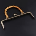 thumbnail image 4 of Juego de 2 marcos de mango de metal y bambú de estilo vintage Hugo 25cm+27cm Bronce Marco de monedero de bolso, 4 of 10