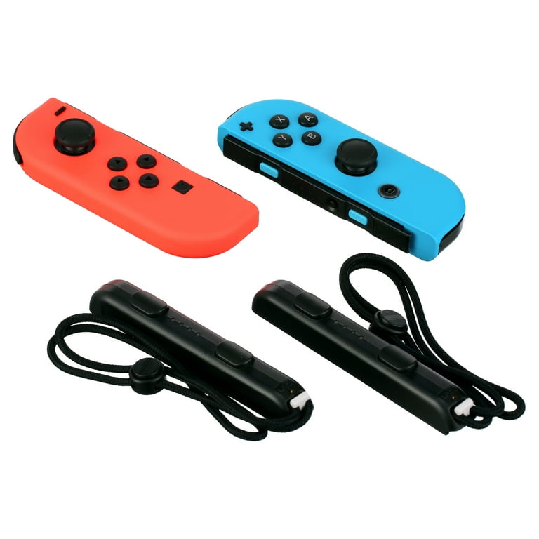 affældige falanks tand Nintendo Joy-Con (L/R) - Neon Red/Neon Blue [nintendo_switch] - Walmart.com