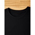 thumbnail image 3 of Women's Retro Round Neck Short Sleeve Geometric Print T-Shirt, 100% Polyester, Machine Washable, 3 of 6