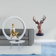 thumbnail image 2 of Estatua de niña,Estatuas de mujeres y niñas,figuritas decorativas elegantes,Figura de cabeza de ciervo,Adorno de cabeza de ciervo,estatua de animal decorativa,Figura de cabeza de ciervo para, 2 of 8