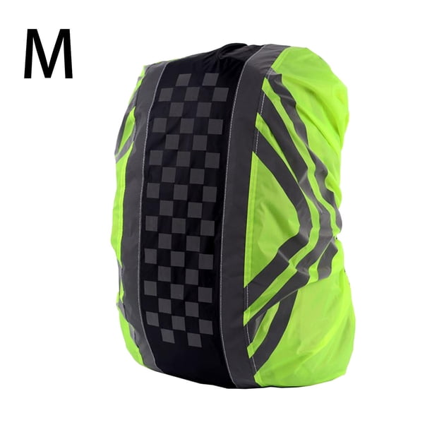 Housse De Pluie Pour Sac à Dos 18-30L – Tissu Oxford Fluorescent, Réfléchissante, Élastique