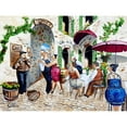 thumbnail image 3 of West, Ronald 14x12 Black Modern Framed Museum Art Print Titled - Corner Cafe at Cafe da Vinci I, 3 of 5