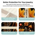 thumbnail image 3 of Thanksgiving Acorn Travel Portable Square Jewelry Stand, Earring Organizer, Ring Storage, Necklace Holder, Bracelet Stand - Suitable for Girls and Women, Travel Organizer Jewelry Boxes, 3 of 6