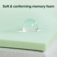 thumbnail image 3 of Zinus 1.5" Memory Foam Mattress Topper - Green Tea, Twin, 3 of 10
