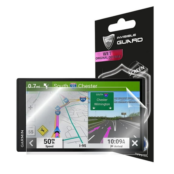 IPG For Garmin DriveSmart 66, 6-inch Car GPS Navigator Screen Protector Invisible Ultra HD Clear Film Anti Scratch Skin Guard - Smooth/Self-Healing/Bubble -Free for DriveSmart 66