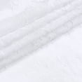 thumbnail image 5 of MKHILL 42x90 White Crushed Sheer Curtains 2 Panels Set, 90 Inch Long Light Filtering Voile Drapes for Living Room Bedroom High Windows, Rod Pocket Window Panels, Each 42" W x 90" L, 5 of 12