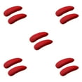 thumbnail image 3 of VONKY Soft And Comfortable Chair Armrest Cover Made Of Polyester Fibre Anti Skid Washable Dustproof Winered 5Set, 3 of 6