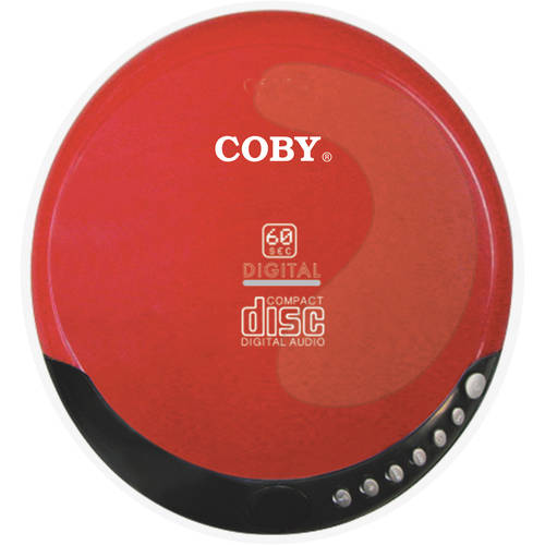 Coby Portable Compact CD Player (Red)