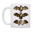 thumbnail image 3 of ThisWear Creepy Halloween Decor Vintage Retro Anatomical Bats Ceramic 11oz Coffee Mug Bats, 3 of 7