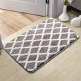thumbnail image 2 of 1PCS Runner Rug Faux Carpet Bathroom Floor Mats Door Carpet Washable Fast Dry Area Rug for Bedroom Doorway Toilet Doormat, 2 of 5