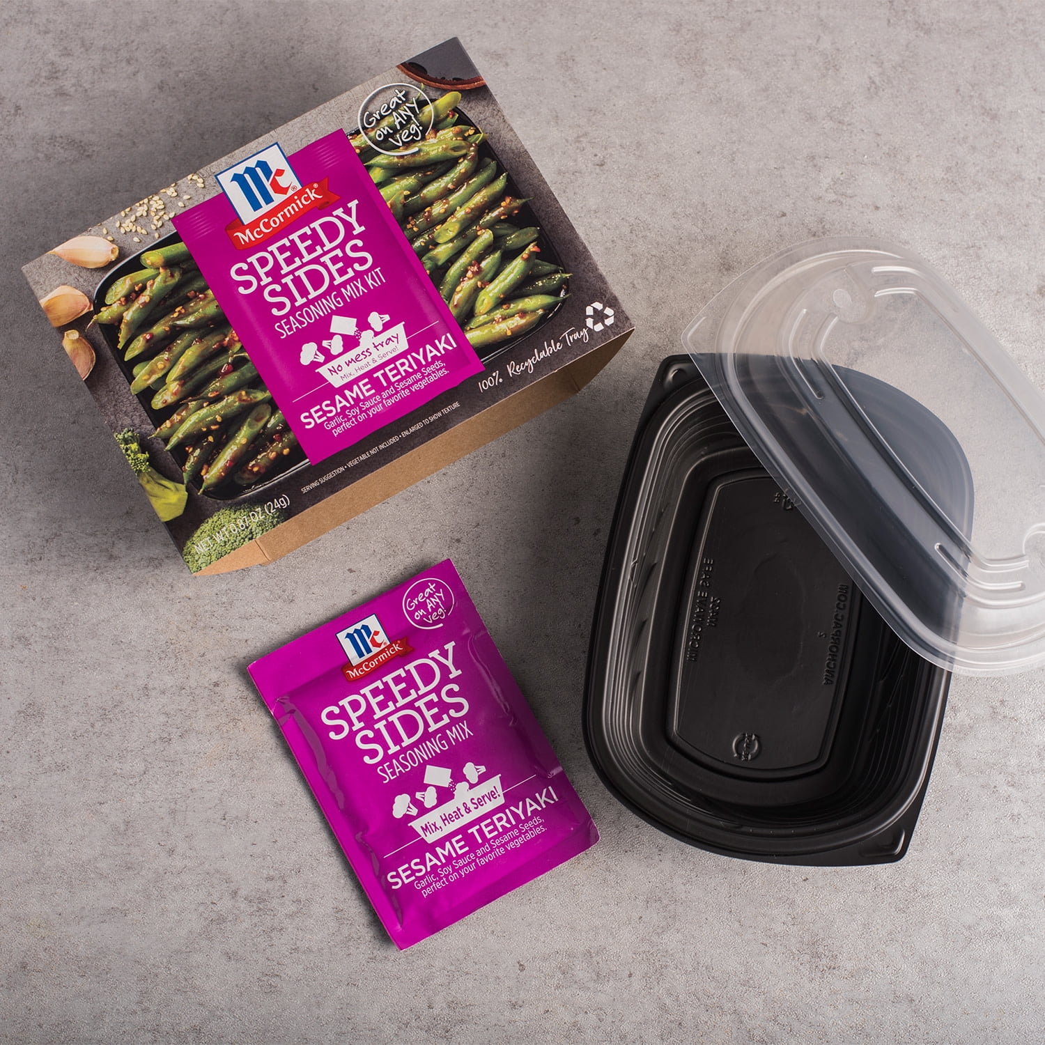 McCormick Sesame Teriyaki Speedy Sides Seasoning Mix Kit, 0.87 oz