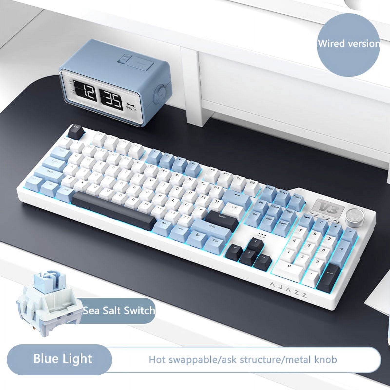 Ajazz AK35I V3 Wired Mechanical Keyboard - Gasket Mount