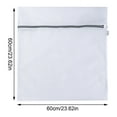 thumbnail image 3 of Laundry Bag For Delicates - 24X24 Inch Mesh Wash Bag With Zipper, Bra Washing Bag, Lingerie Laundry Protector - For Underwear, Socks, Blouses, Dresses, Hosiery, Baby Clothes, 3 of 3
