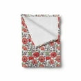 thumbnail image 2 of Watercolor Flowers Soft Flannel Fleece Throw Blanket, Poppy Blossoms Burgeoning Flourish on Ornamental Field Garden Theme, Cozy Plush for Indoor and Outdoor Use, 50" x 70", Multicolor, by Ambesonne, 2 of 6