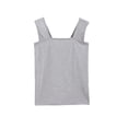 thumbnail image 4 of Women's Square Neck Sleeveless Blouse Soft Fitted Tank Top for Office To Weekend Wear Quiet Luxury Style in Neutral Solid Tones, 4 of 5