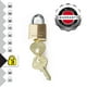 thumbnail image 4 of Candado Master Lock 120D de latón con llaves diferentes, 4 of 5