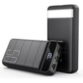 thumbnail image 1 of TEMOGU-Power Bank Fast Charging 50000mAh - 22.5W Portable Charger Huge Capacity External Battery Pack USB C Quick Charge with 4 Outputs & 3 Inputs LED Display Huge for iPhone, Samsung, iPad etc (Blac, 1 of 4