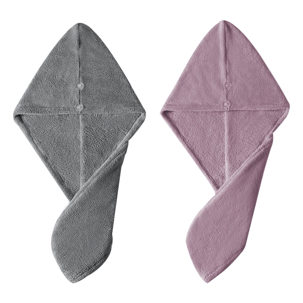 Hair Towel Drying Wrap 2Pack Head Dry Towel Twist Drying Turban Long