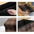 Powiller Foldable Storage Ottoman Cube/Footrest Stool Decorative Seating/Puppy Step Coffee Table