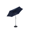 thumbnail image 3 of Leumius 9FT Outdoor Patio Umbrella,Outdoor Table Umbrella with 6 Sturdy Ribs, Push Button Tilt and Crank,Yard Umbrella, Market Umbrella for Deck, Backyard, Pool (Base Not Included),Navy Blue, 3 of 10