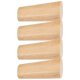 thumbnail image 4 of Wooden Furniture Legs for Sofa Dresser Cabinet Khaki Color Premium Wood Material Easy to Install, 4 of 4