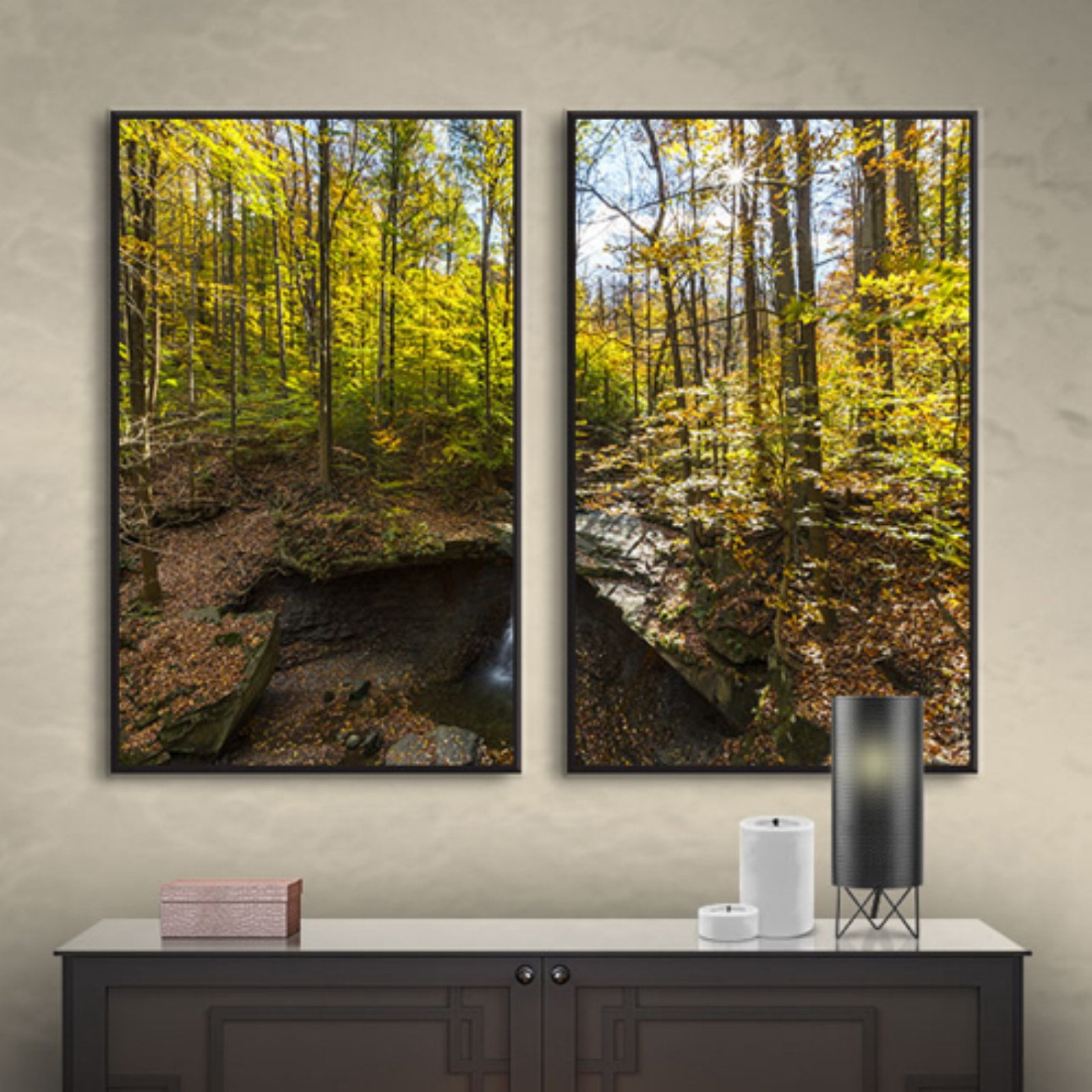 Cody York "Blue Hen Falls" Floater-Framed Gallery-Wrapped Canvas