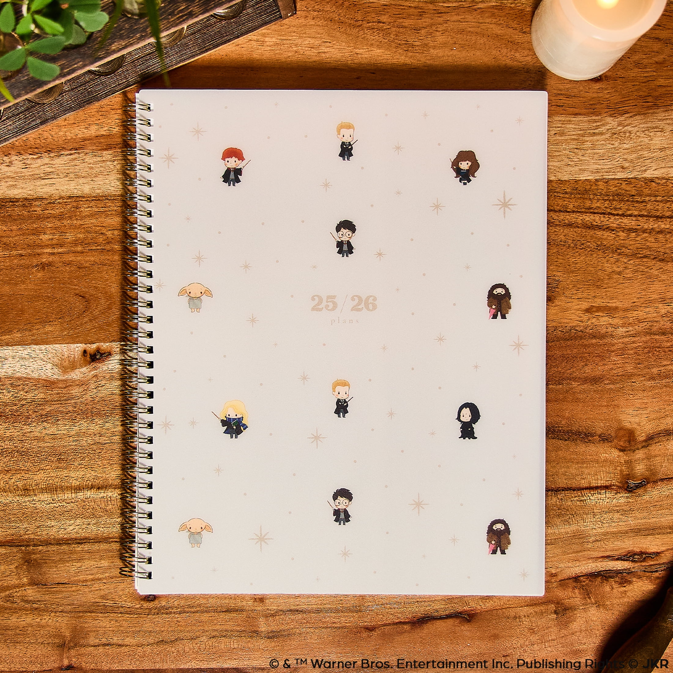 Organized by Happy Planner, Harry Potter Tiny Magic Big Dated Planner, (8.5" x 11"), 12 Month July 2025-June 2026, metal twin loop