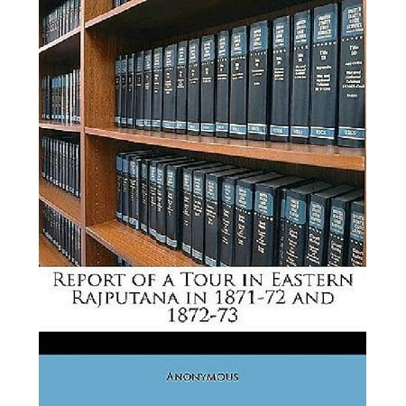 Report of a Tour in Eastern Rajputana in 1871-72 and 1872-73