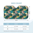 thumbnail image 3 of Bingfone Hawaiian Style Car Windshield Sunshade,Sun Foldable Sun Shield Sun Visor for Car - Small, 3 of 8