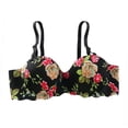 thumbnail image 5 of Sujetador sin costuras con estampado floral para mujer, lencería sexy, sujetador push up floral, ropa interior ajustable de una pieza, 5 of 5