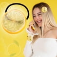 thumbnail image 4 of YOFOKO Pack of 3 Lemon Hair Clips, Creative Round Elastic Hair Bundle For Girls, Cute Hair Accessories, Cheerful Lemon Design, Ideal for Everyday Use and Special Occasions, 4 of 6