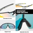 thumbnail image 4 of Gafas de sol ROCKBROS fotocromáticas con protección UV para ciclismo, 4 of 8