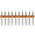 thumbnail image 1 of BE-TOOL 10pcs 0.5mm Tungsten Carbide Rotary Drill Bit Set 2.5mm 1/8" Shank for PCB, Dremel, Jewelry, CNC, Soft Metals, Circuit Board, Engraving Tool, 1 of 4