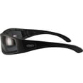 thumbnail image 3 of Global Vision Triumphant Padded Riding Safety Sunglasses For Men & Women Shatterproof Polycarbonate Lens UV400 Scratch-Resistant Vented EVA Foam Motorcycle Sunglasses Black Frame w/ Smoke Lens, 3 of 4