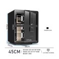thumbnail image 2 of Electronic Password Safe 45CM Height Office Household Smart Finrprint Steel Intellint Safe High Security Safety Box ,Easy to Use, 2 of 5