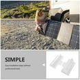 thumbnail image 4 of 2pcs Photovoltaic Bracket Aesthetically Pleasing Versatile Solar Panel Mounting Bracket for RVs Yachts Mobile Homes Boats, 4 of 9