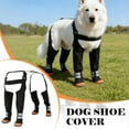 thumbnail image 5 of Dog Suspender Boots Large Dog Rain Boots, Waterproof Doggy Winter Boot Snow Pants, Paw Protectors Legging Shoes with Suspenders, Anti-Slip Reflective Rain Boot for Walk Hike,XS, 5 of 5