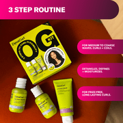 Devacurl The OG Kit, Hair Conditioners, Shampoo, and Hair Cream, 3 Piece