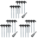 thumbnail image 1 of Socket 8 Piezas Estacas Metal para Campaña Con Tornillo Hexagonal en Clavijas (), 1 of 5