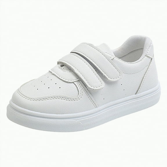 Hessimy Baby Miller Walking Sneaker Outdoor Toddler Unisex Trainer Sneakers Girls Shoes Walking Shoes Toddler Shoes Back To School School Shoes For Girls (White,13)