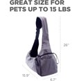 thumbnail image 6 of Kyjen  Outward Hound PupPak Sling Dog Carrier, Gray, 6 of 7