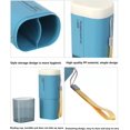 thumbnail image 5 of Toothbrush Storage Box, Bacterial Dust Proof Storage Portable Toothbrush Case Storage Box for Travel Camping School., 5 of 5
