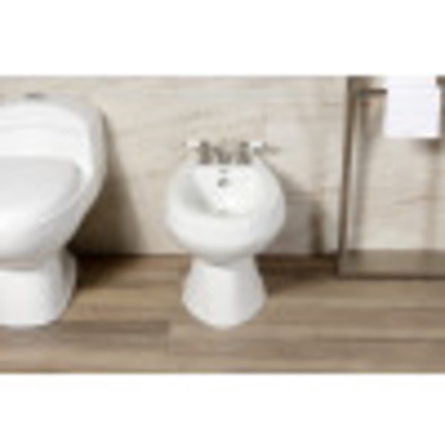 Kingston Brass KB328PL Victorian Three-Handle Bidet Faucet, Brushed Nickel
