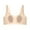 A-Beige30, variant on Womens T-shirt Bra Wireless Ultra-Thin Seamless Padded Bralette Side Support Adjustable Strap Back Closure Comfort Bra