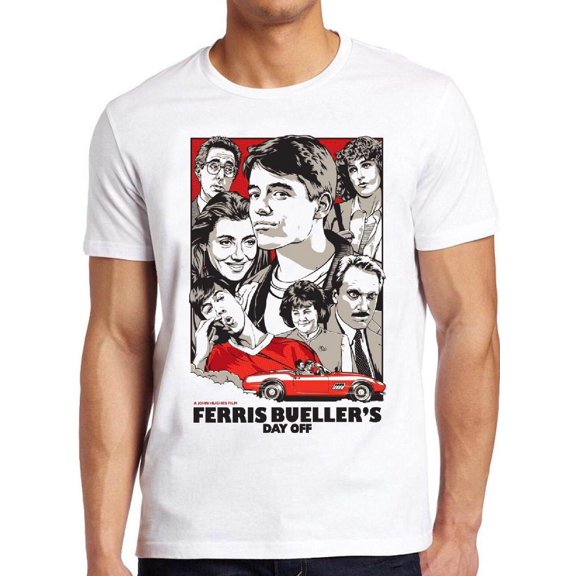 Retro 80s Teen Comedy Poster Men's Short-Sleeve Graphic T-Shirt Vintage Cinema Gift
