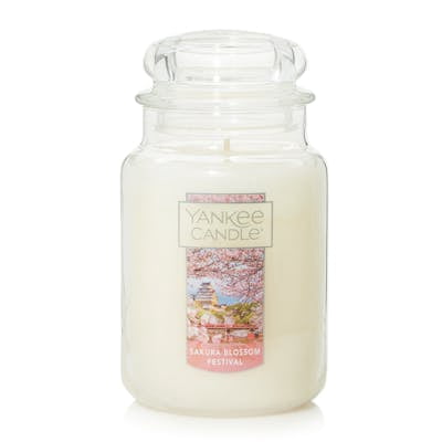 (4 pack) Yankee Candle Original Large Jar, Sakura Blossom Festival, 22 oz